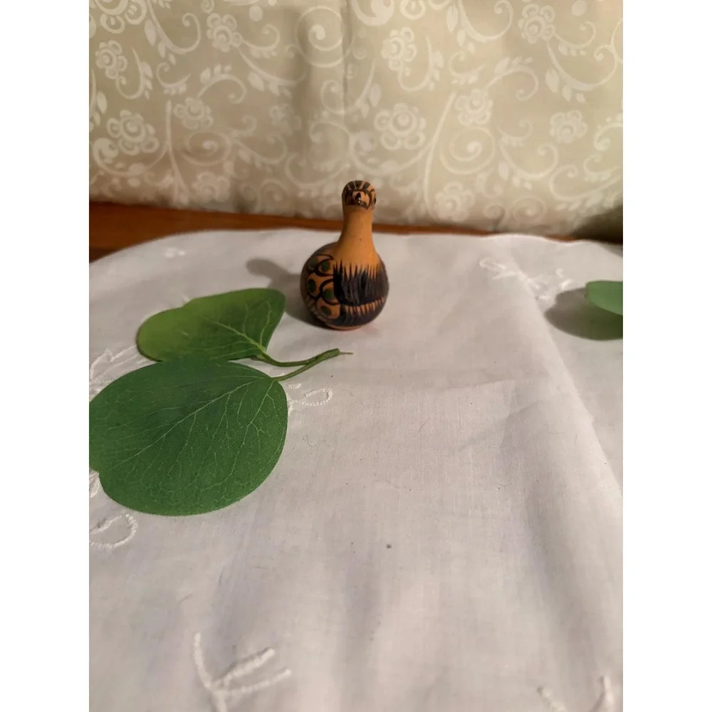 Vintage‎ Tonala Bird Figurine- Mexican Folk Art